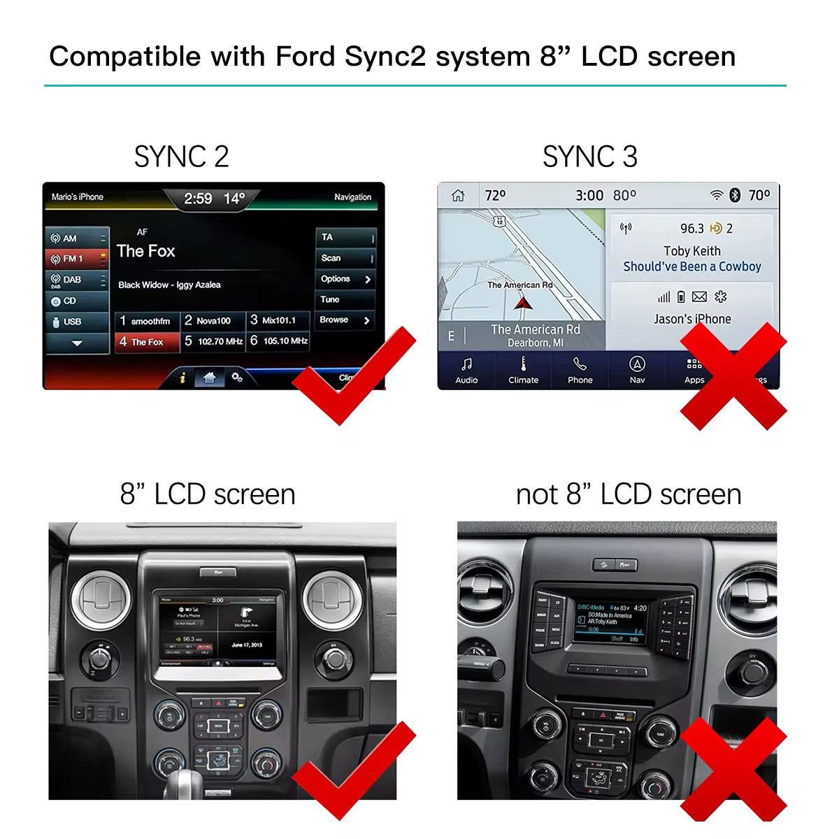 FORD APPLE CARPLAY MMI MODULE