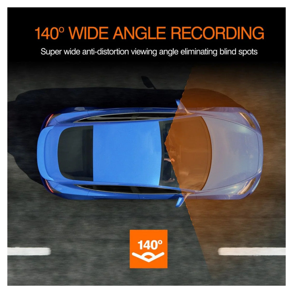 ROAD ANGEL HALO PRO 4K HD FRONT & REAR DASHCAM
