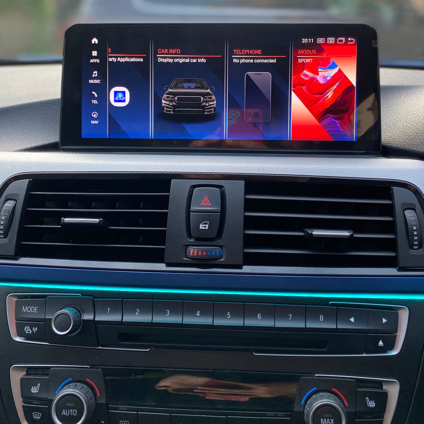 CARPLAY ANDROID SNAPDRAGON TOUCH SCREEN FOR BMW 3 4 SERIES 2012-2019 F30 F31 F32 F33 F80 CIC NBT EVO