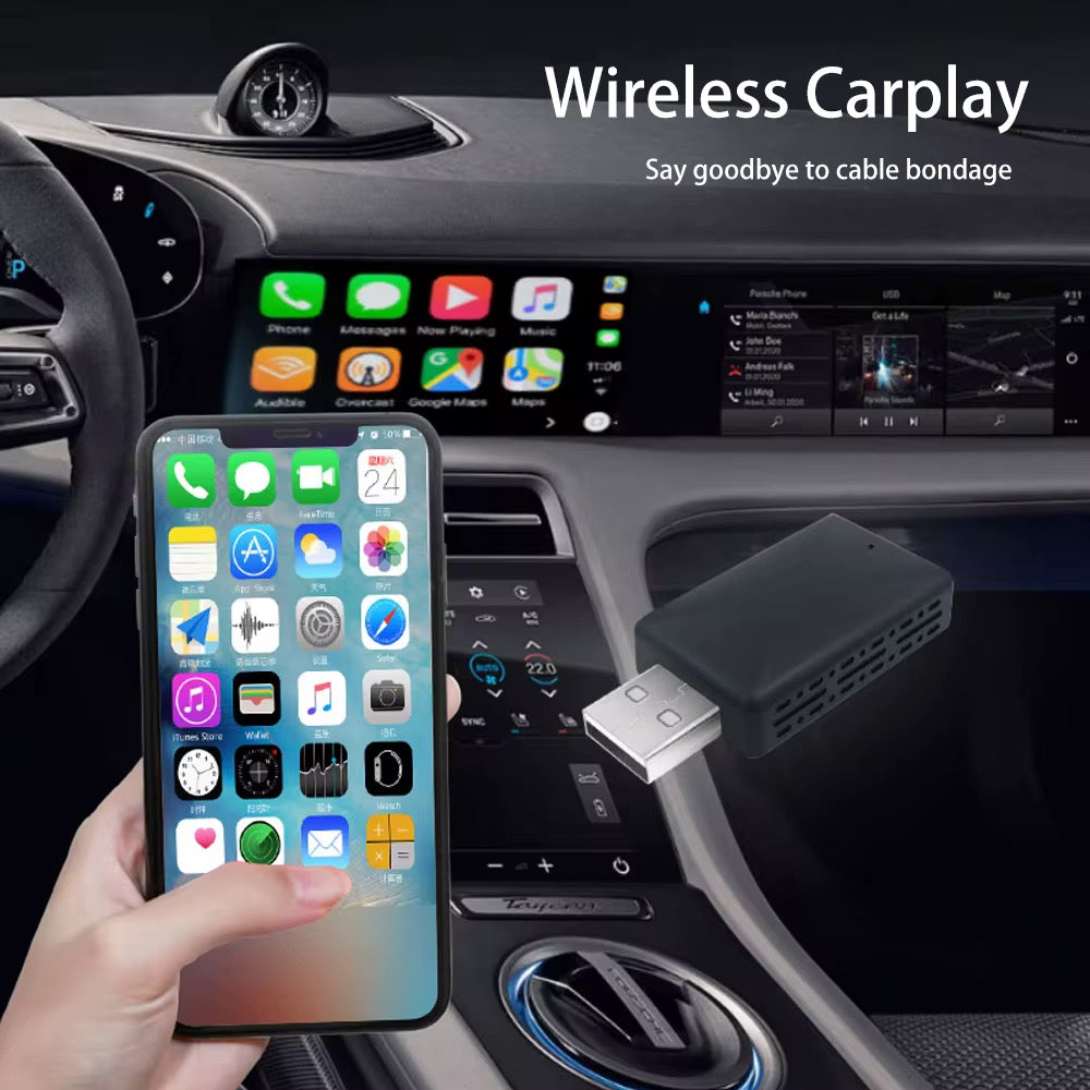 WIRELESS APPLE CARPLAY ANDROID AUTO USB ADAPTER