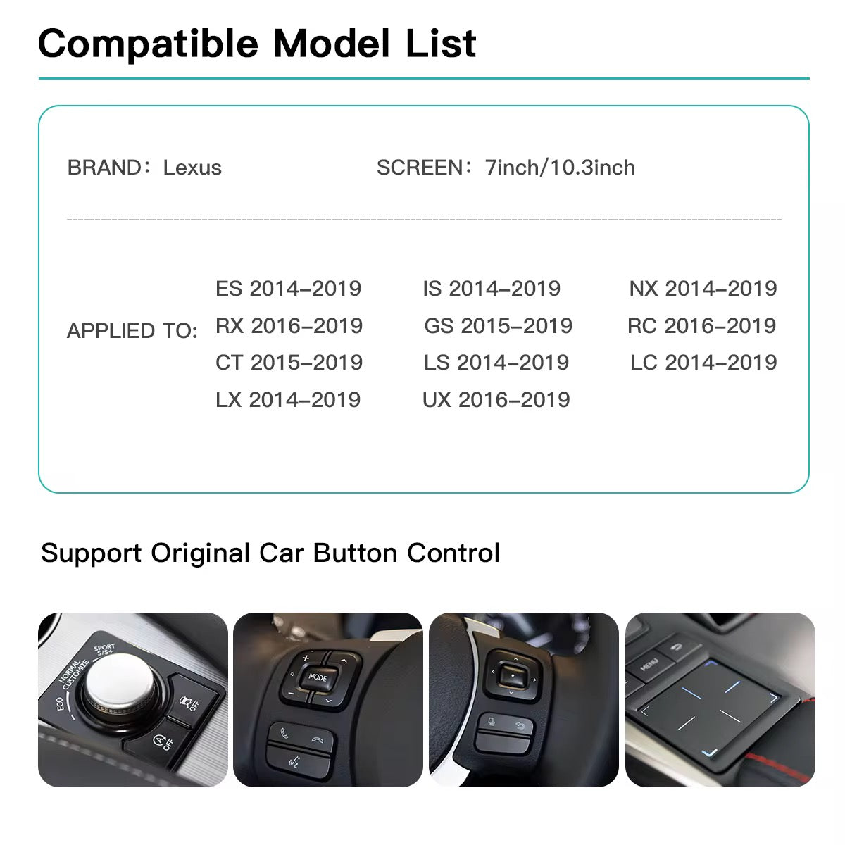 LEXUS APPLE CARPLAY MMI MODULE