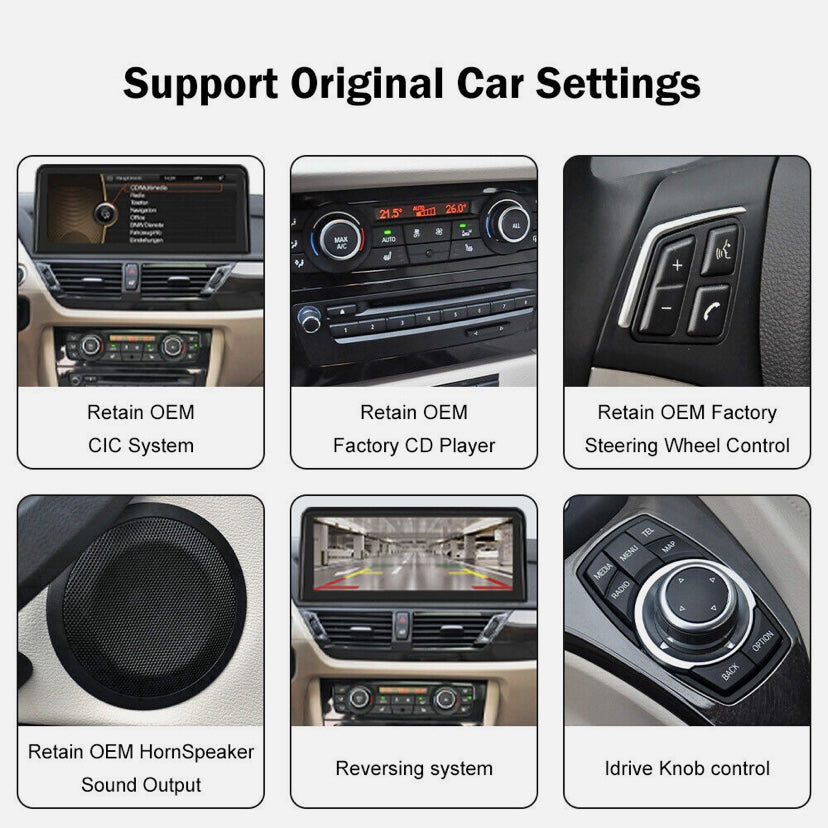 CARPLAY ANDROID SNAPDRAGON TOUCH SCREEN FOR BMW X3 SERIES 2003-2010 CIC NBT E83