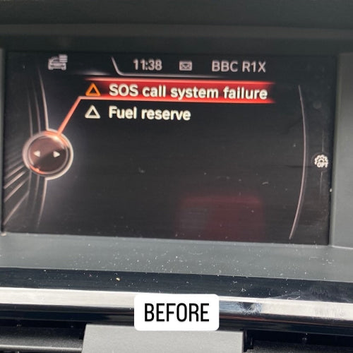 SOS CALL SYSTEM FAILURE ERROR REMOVAL FOR BMW - MINI - ROLLS ROYCE