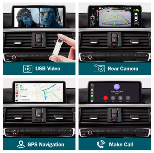 CARPLAY ANDROID SNAPDRAGON TOUCH SCREEN FOR BMW X3 SERIES 2003-2010 CIC NBT E83