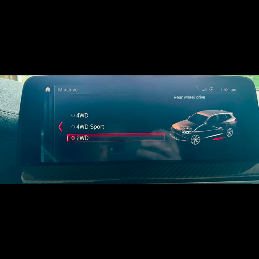 2WD RWD ACTIVATION FOR BMW X3M X4M X5M X6M