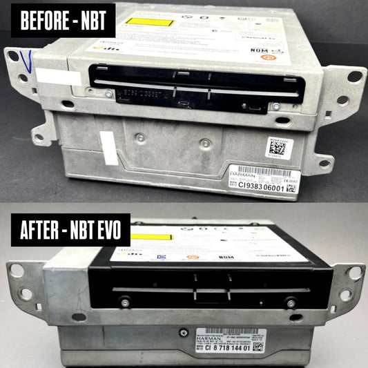 iDRIVE NBT EVO HEADUNIT RETROFIT FITTING & CODING FOR BMW - MINI - ROLLS ROYCE