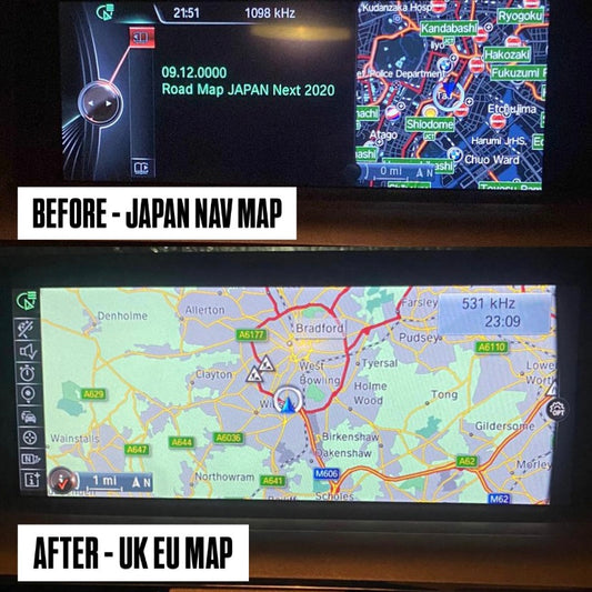 UK EU IMPORT CONVERSION FOR BMW - MINI - ROLLS ROYCE