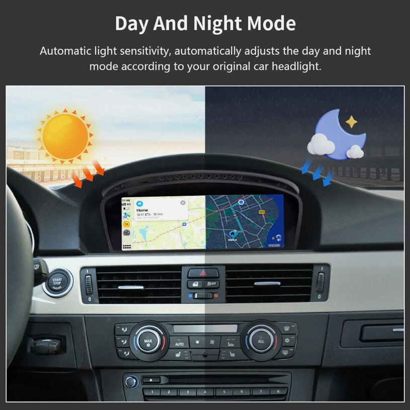 CARPLAY ANDROID SNAPDRAGON TOUCH SCREEN FOR BMW 3 5 SERIES 2003-2013 CIC CCC E90 E91 E92 E93 E60 E61 E63 E64