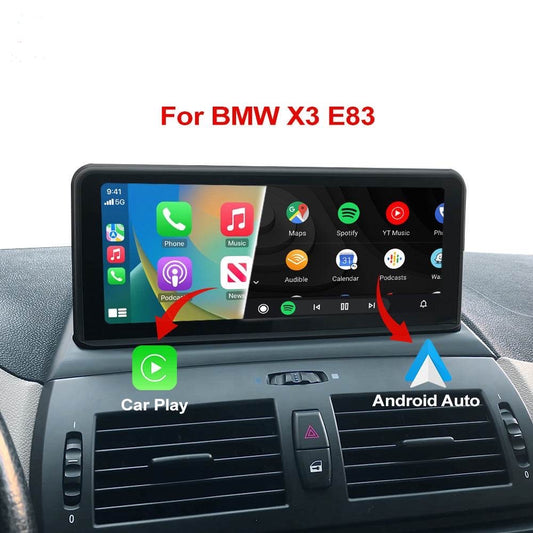 CARPLAY ANDROID SNAPDRAGON TOUCH SCREEN FOR BMW X3 SERIES 2003-2010 CIC NBT E83