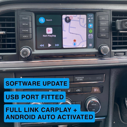 SEAT FULL LINK ACTIVATION APPLE CARPLAY ANDROID AUTO