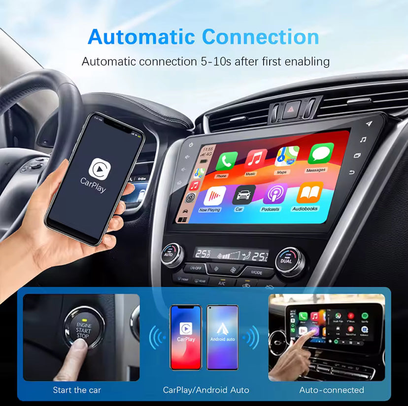 WIRELESS APPLE CARPLAY ANDROID AUTO USB ADAPTER