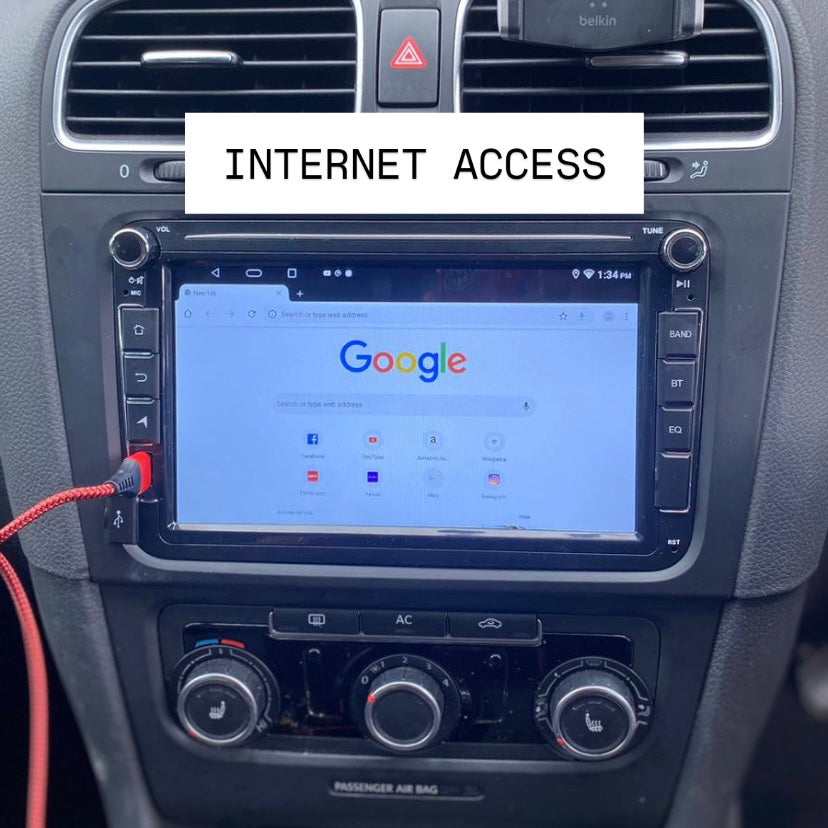 APPLE CARPLAY ANDROID HEADUNIT SCREEN FOR VW VOLKSWAGEN SKODA SEAT