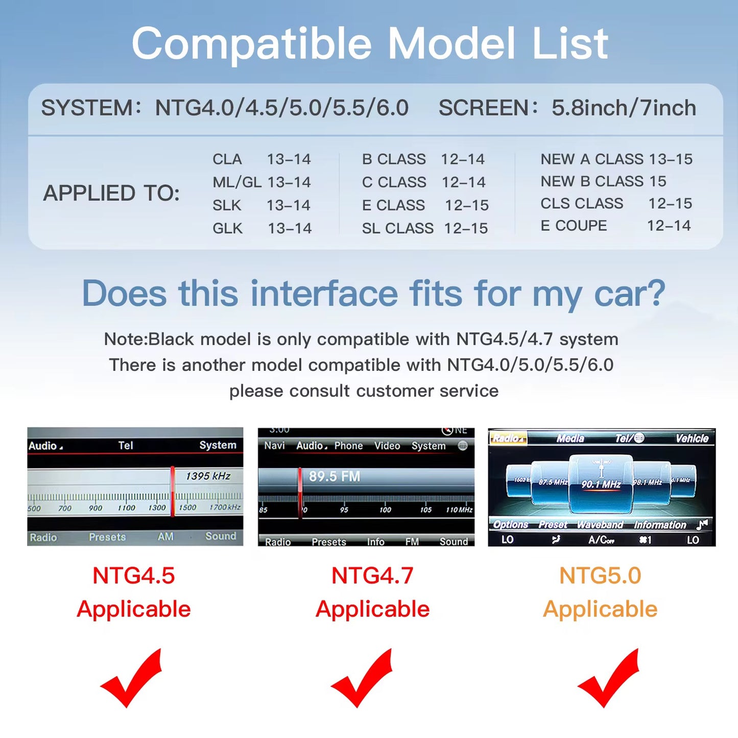 MERCEDES BENZ APPLE CARPLAY MMI MODULE
