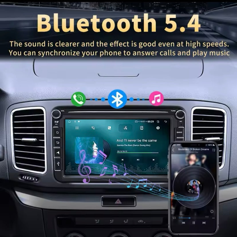APPLE CARPLAY ANDROID HEADUNIT SCREEN FOR VW VOLKSWAGEN SKODA SEAT
