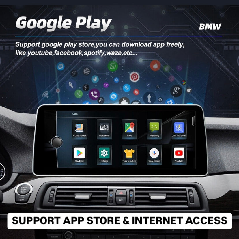 CARPLAY ANDROID SNAPDRAGON TOUCH SCREEN FOR BMW X3 SERIES 2003-2010 CIC NBT E83