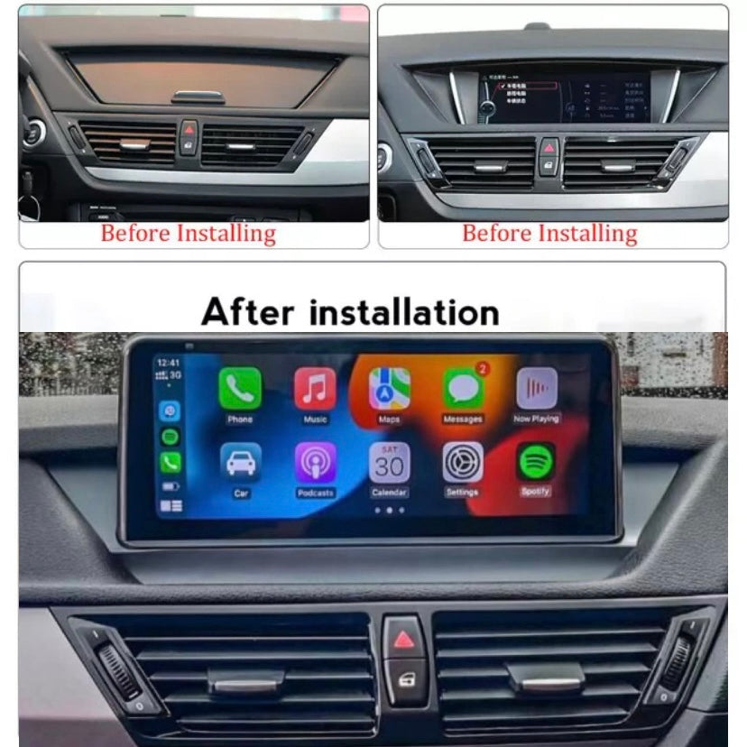 BMW CARPLAY ANDROID SNAPDRAGON TOUCH SCREEN FOR X1 SERIES 2009-2015 CIC NBT E84