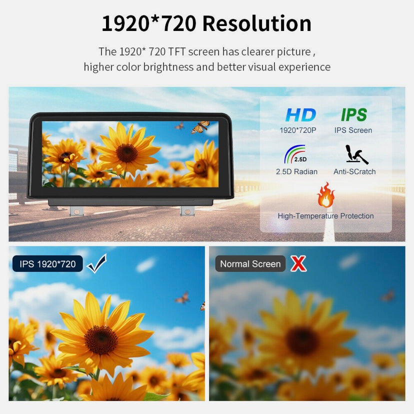 CARPLAY ANDROID SNAPDRAGON TOUCH SCREEN FOR BMW X3 SERIES 2003-2010 CIC NBT E83