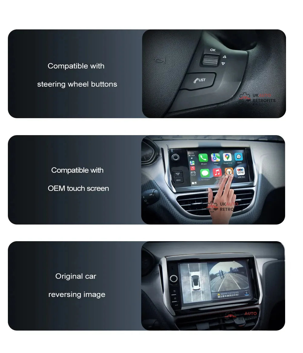 PEUGEOT + CITROEN APPLE CARPLAY MMI MODULE