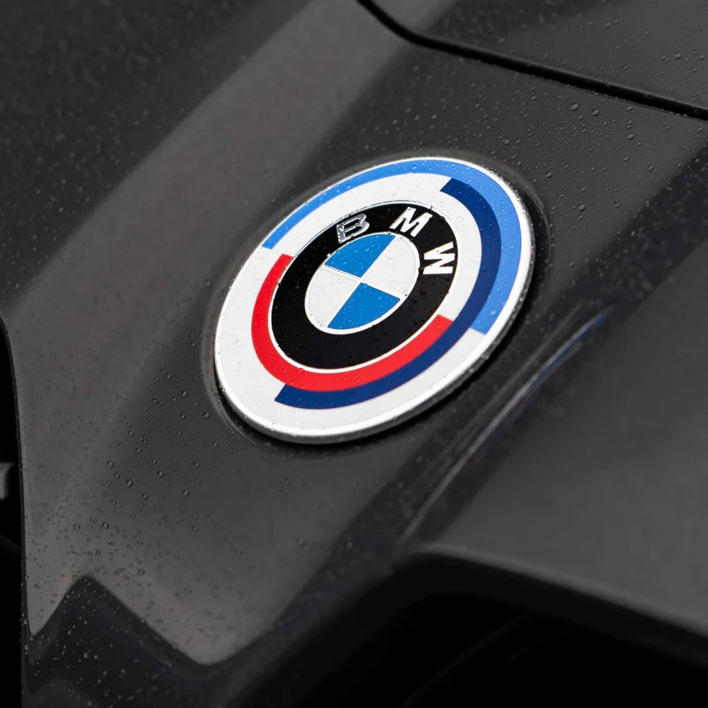 50th ANNIVERSARY BOOT / BONNET BADGE EMBLEM FOR BMW