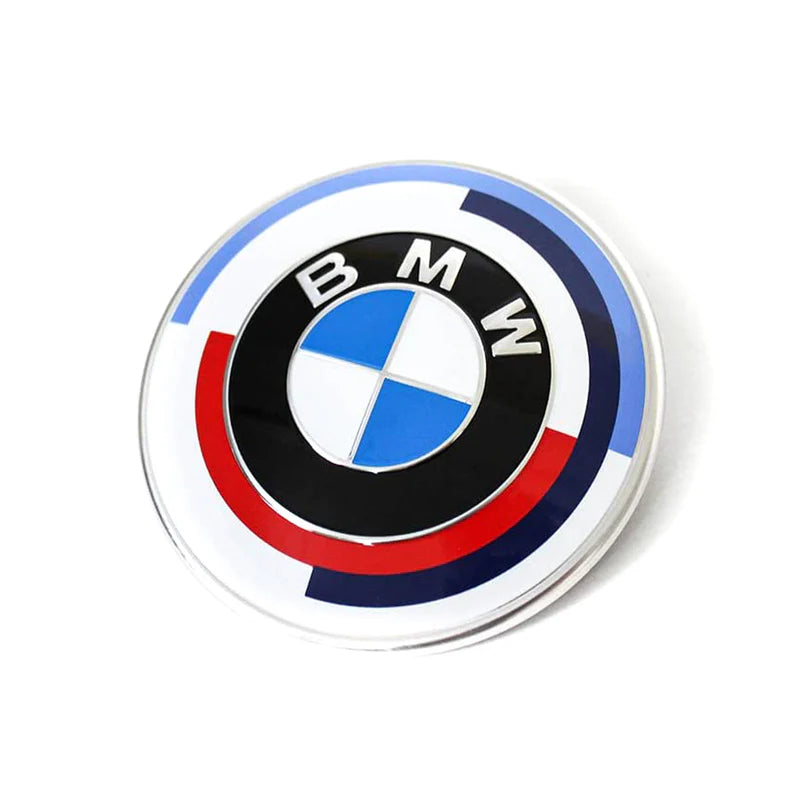 50th ANNIVERSARY BOOT / BONNET BADGE EMBLEM FOR BMW