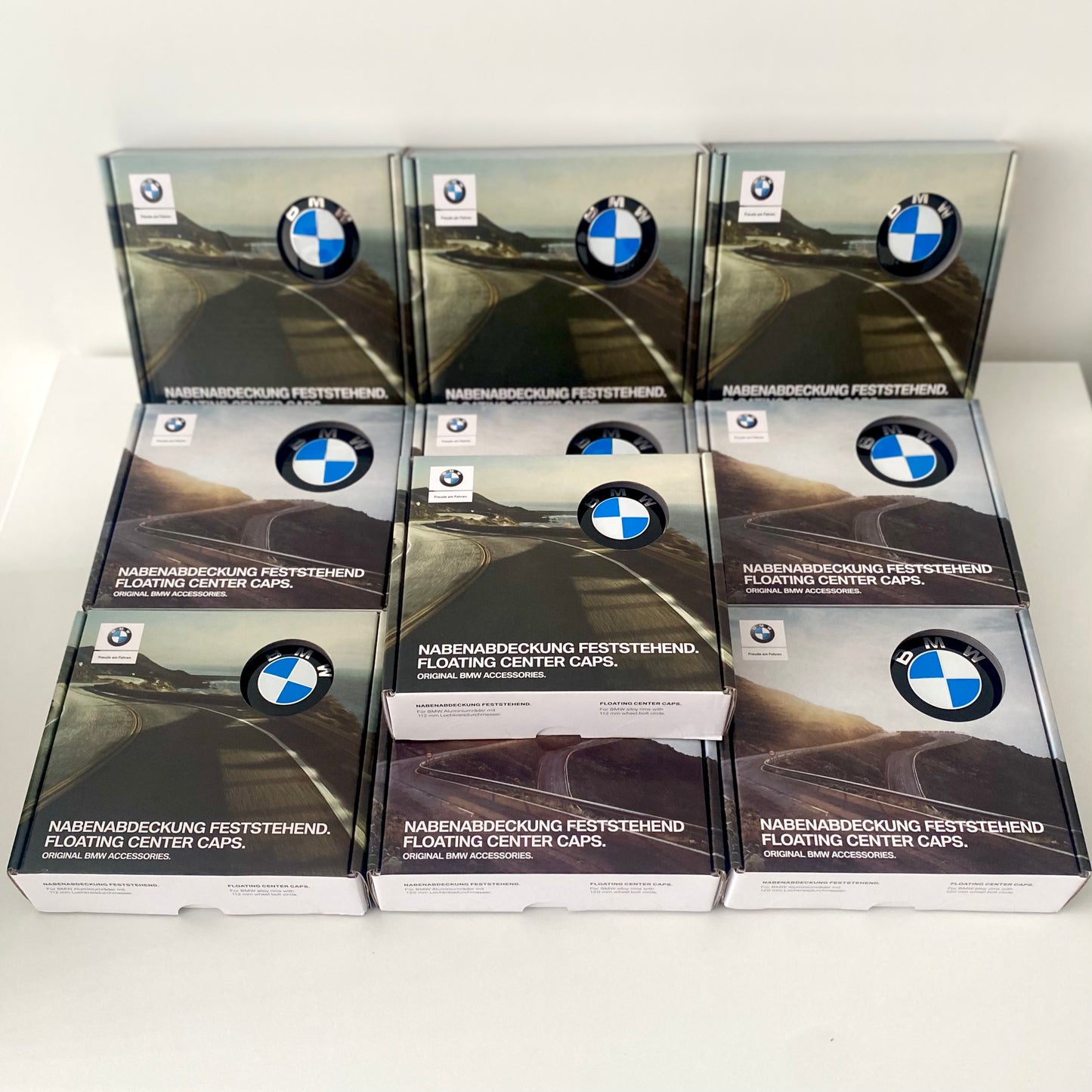 BMW FLOATING WHEEL CENTRE CAPS (56mm/68mm)