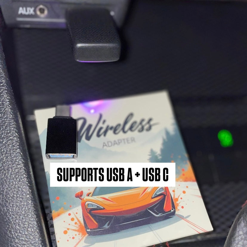 WIRELESS APPLE CARPLAY ANDROID AUTO USB ADAPTER