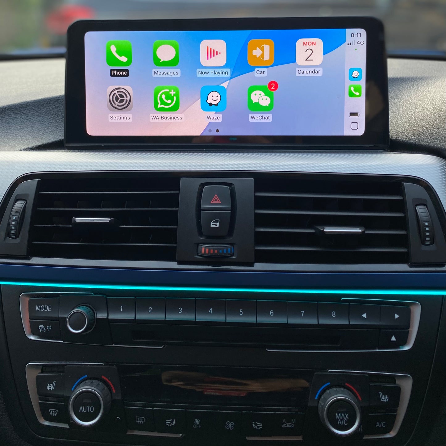 CARPLAY ANDROID SNAPDRAGON TOUCH SCREEN FOR BMW 3 4 SERIES 2012-2019 F30 F31 F32 F33 F80 CIC NBT EVO