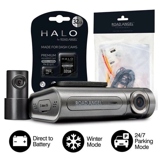ROAD ANGEL HALO PRO 4K HD FRONT & REAR DASHCAM