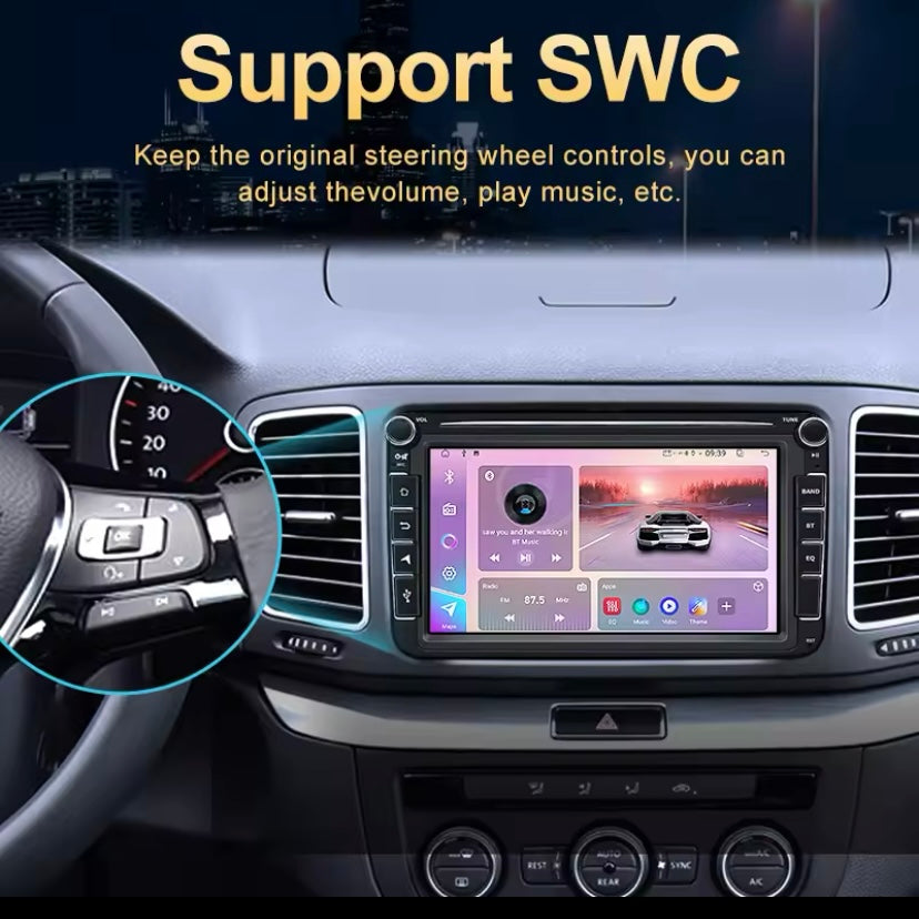 APPLE CARPLAY ANDROID HEADUNIT SCREEN FOR VW VOLKSWAGEN SKODA SEAT