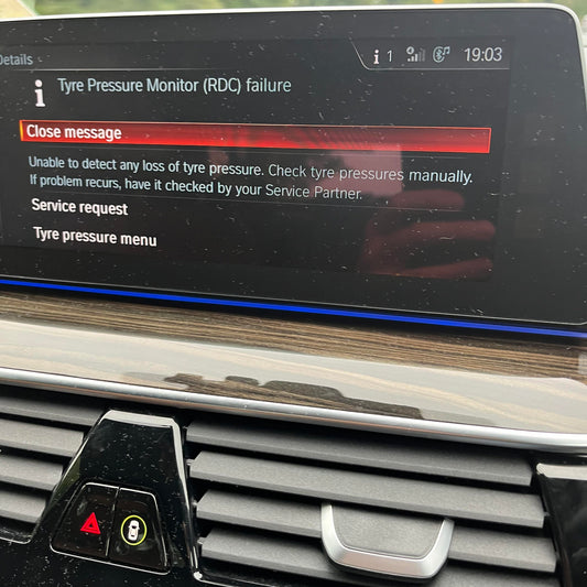 RDC TPM TPMS TIRE PRESSURE FAILURE MALFUNCTION ERROR REMOVAL FOR BMW - MINI - ROLLS ROYCE