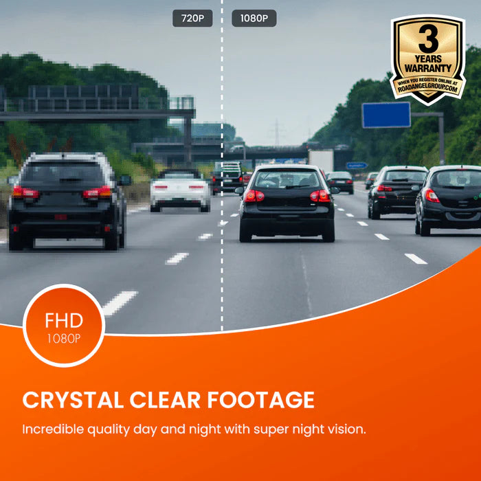 ROAD ANGEL HALO PRO 4K HD FRONT & REAR DASHCAM