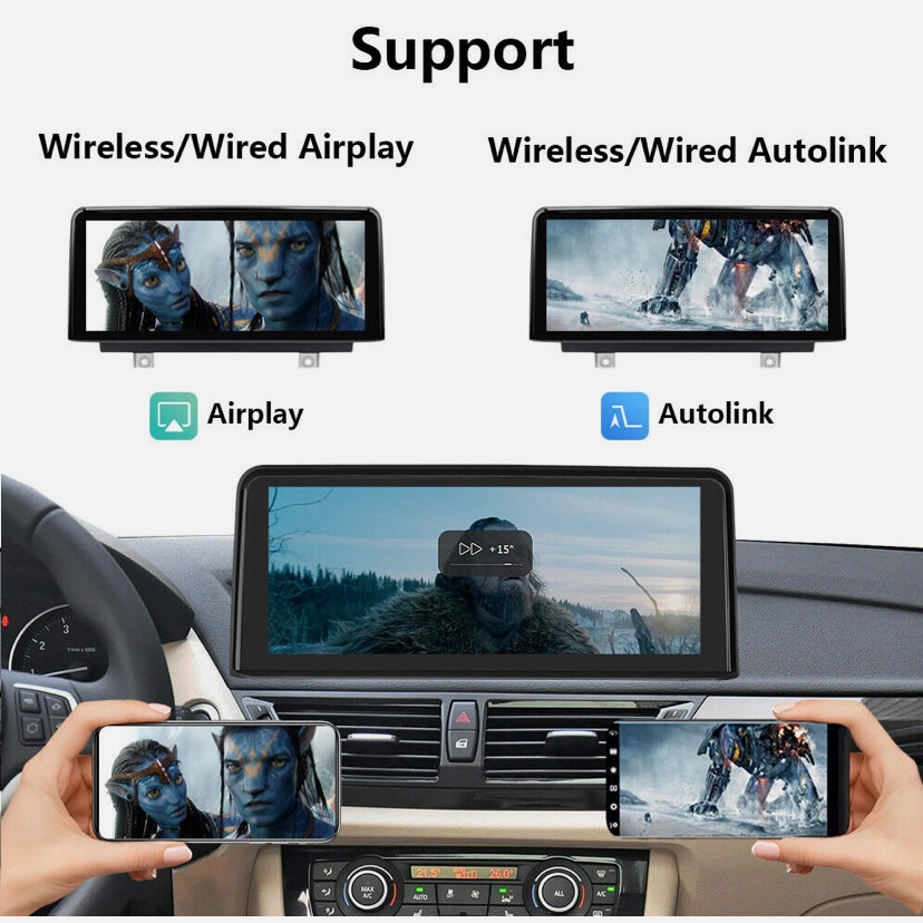 CARPLAY ANDROID SNAPDRAGON TOUCH SCREEN FOR BMW X3 SERIES 2003-2010 CIC NBT E83