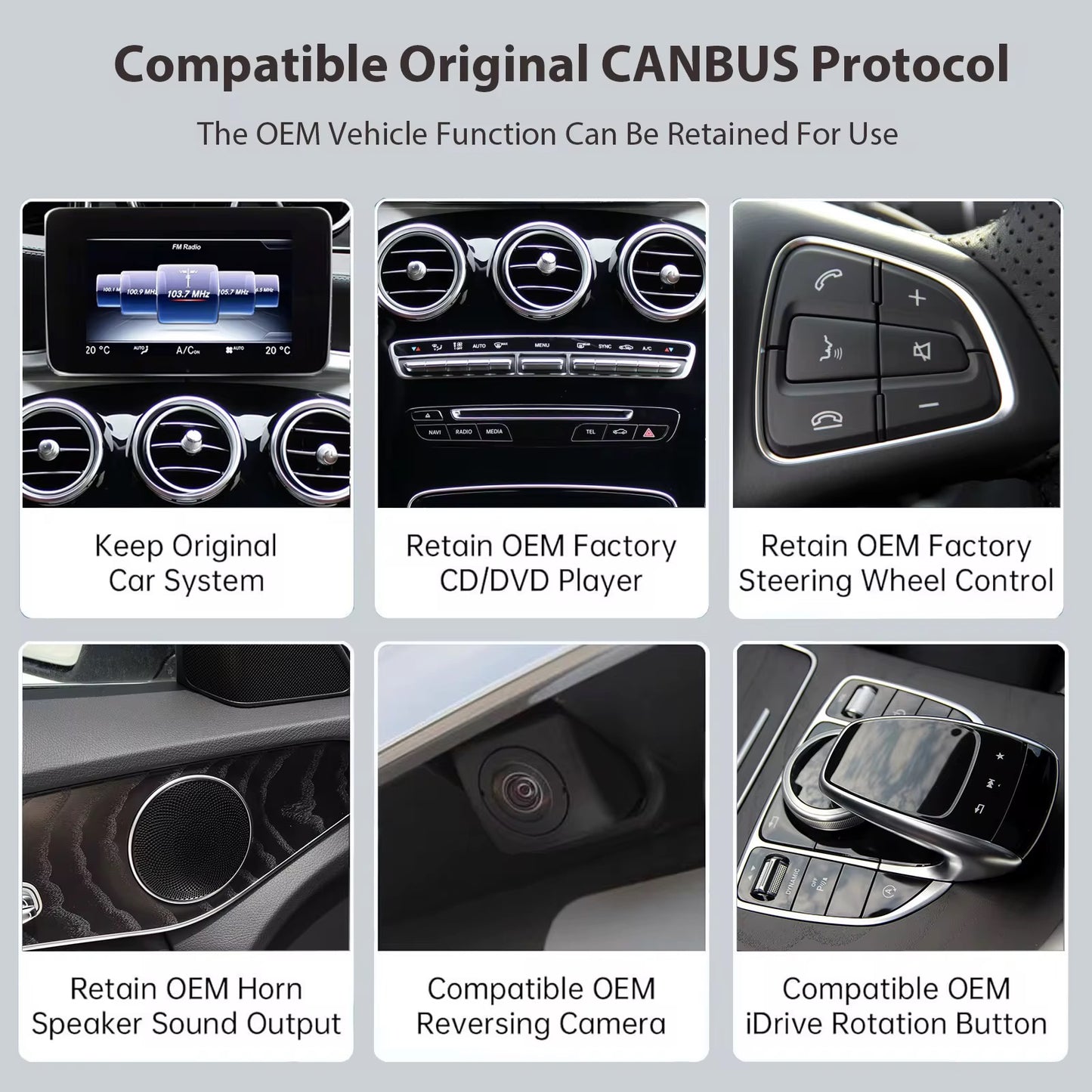 MERCEDES BENZ APPLE CARPLAY ANDROID TOUCH SCREEN