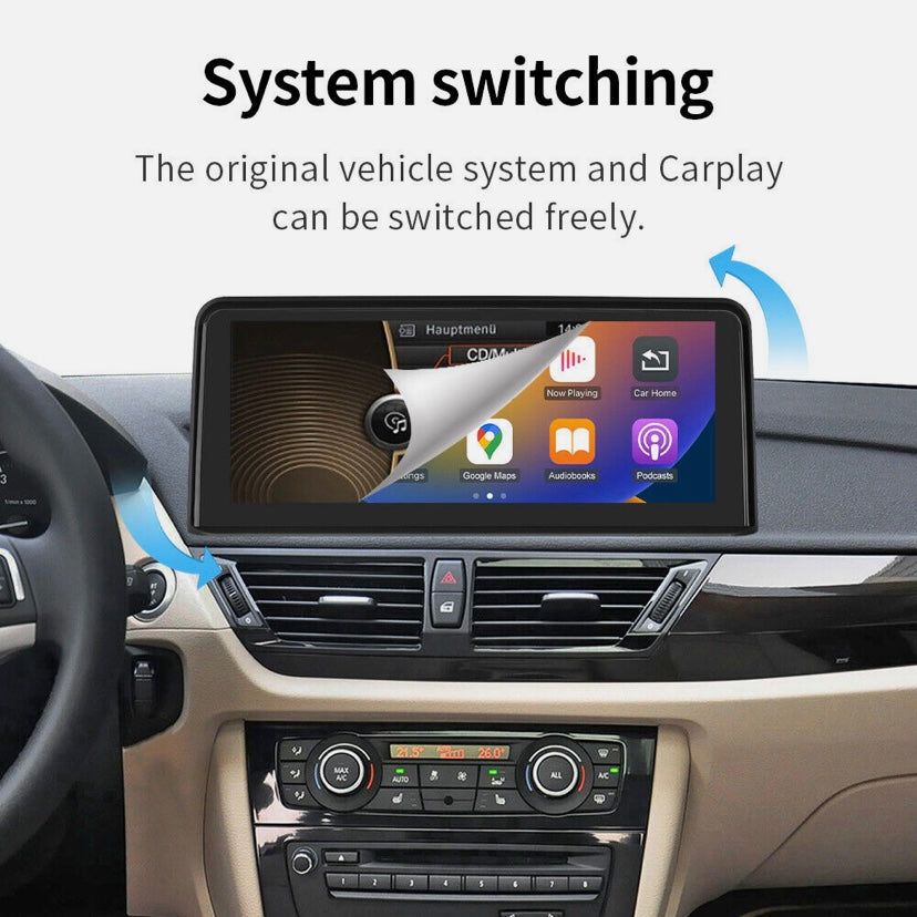 CARPLAY ANDROID SNAPDRAGON TOUCH SCREEN FOR BMW X3 SERIES 2003-2010 CIC NBT E83