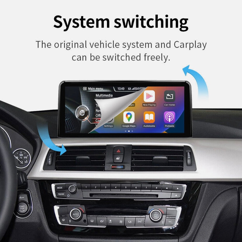 CARPLAY ANDROID SNAPDRAGON TOUCH SCREEN FOR BMW 3 4 SERIES 2012-2019 F30 F31 F32 F33 F80 CIC NBT EVO