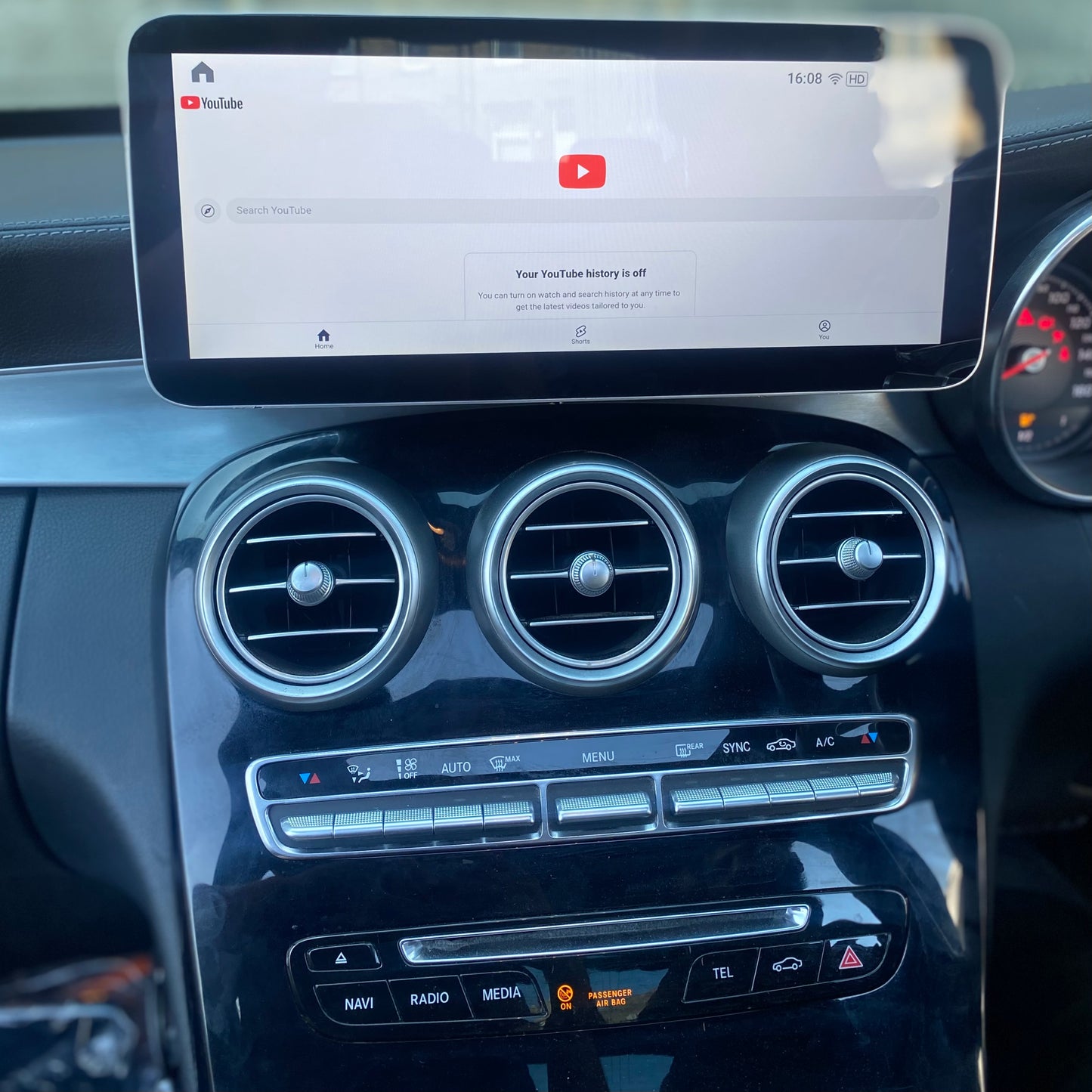 MERCEDES BENZ APPLE CARPLAY ANDROID TOUCH SCREEN