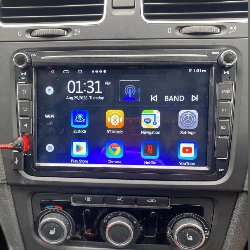 APPLE CARPLAY ANDROID HEADUNIT SCREEN FOR VW VOLKSWAGEN SKODA SEAT