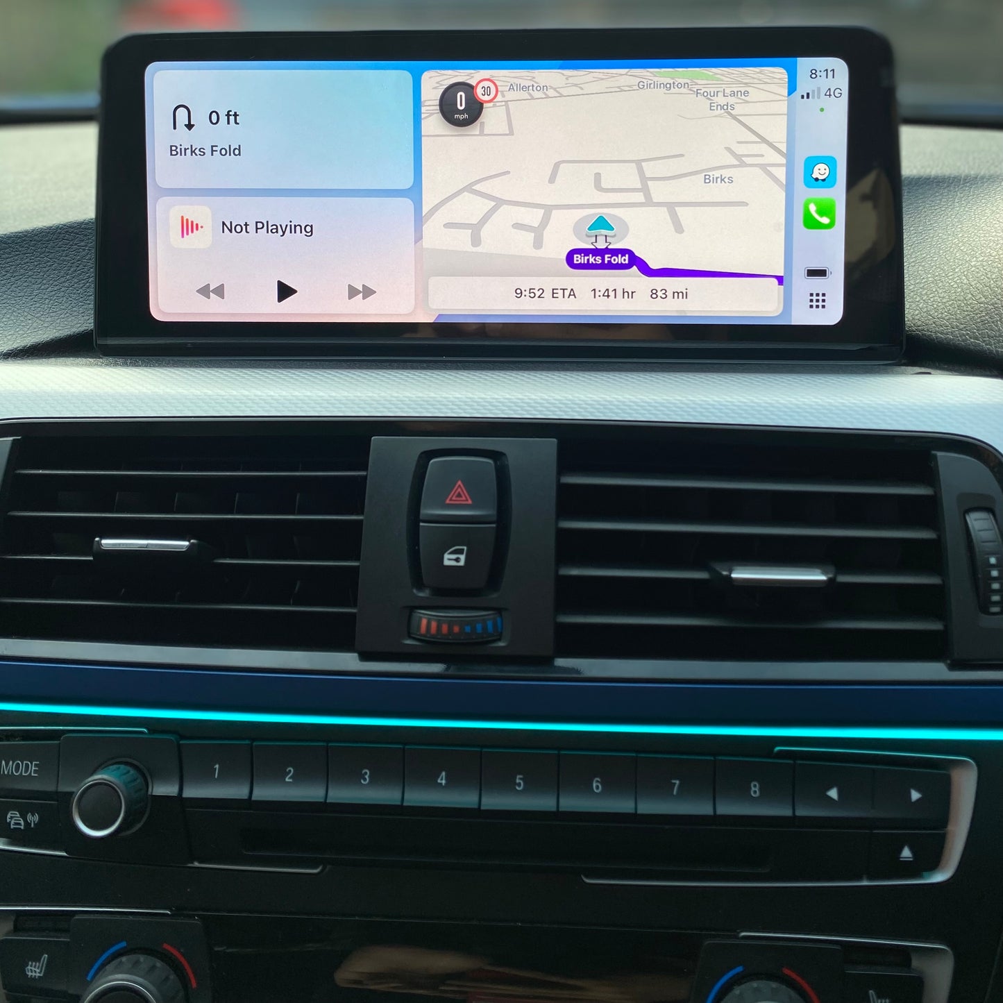 CARPLAY ANDROID SNAPDRAGON TOUCH SCREEN FOR BMW 3 4 SERIES 2012-2019 F30 F31 F32 F33 F80 CIC NBT EVO