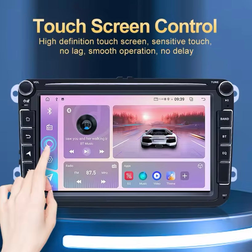 APPLE CARPLAY ANDROID HEADUNIT SCREEN FOR VW VOLKSWAGEN SKODA SEAT
