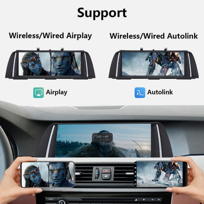CARPLAY ANDROID SNAPDRAGON TOUCH SCREEN FOR BMW 5 SERIES 2010-2019 F10 F11 F18 CIC NBT EVO
