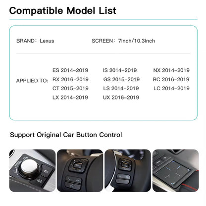LEXUS APPLE CARPLAY MMI MODULE
