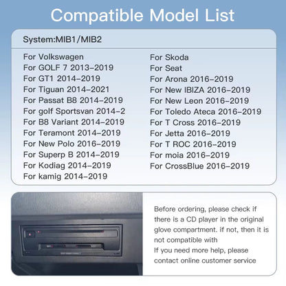 VOLKSWAGEN VW APPLE CARPLAY MMI MODULE