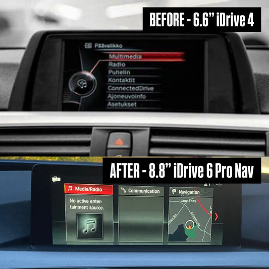 iDRIVE NBT EVO HEADUNIT RETROFIT FITTING & CODING FOR BMW - MINI - ROLLS ROYCE