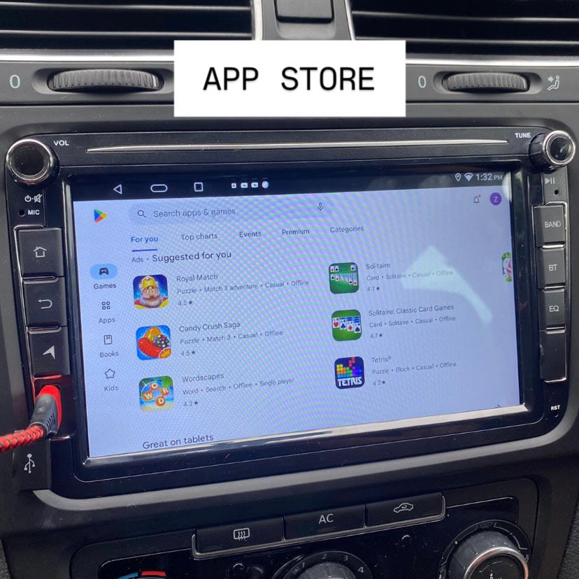 APPLE CARPLAY ANDROID HEADUNIT SCREEN FOR VW VOLKSWAGEN SKODA SEAT