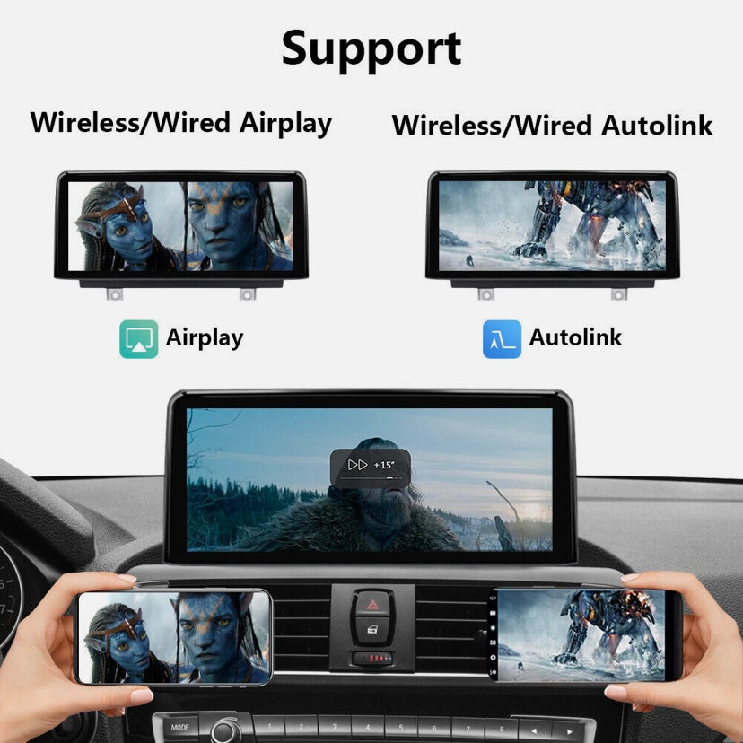 CARPLAY ANDROID SNAPDRAGON TOUCH SCREEN FOR BMW 1 2 SERIES 2011-2019 F20 F21 F22 F23 CIC NBT EVO