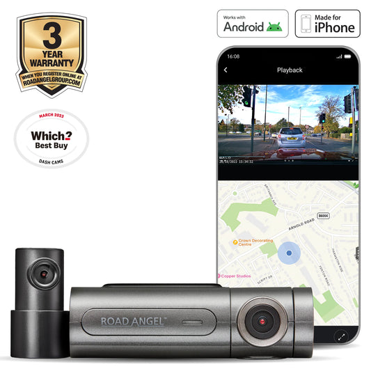 ROAD ANGEL HALO PRO 4K HD FRONT & REAR DASHCAM