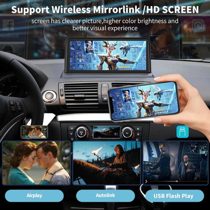 CARPLAY ANDROID SNAPDRAGON TOUCH SCREEN FOR BMW 1 SERIES 2005-2014 CIC CCC E81 E82 E87 E88