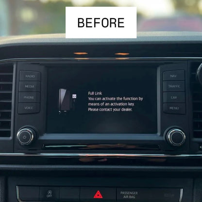 SEAT FULL LINK ACTIVATION APPLE CARPLAY ANDROID AUTO