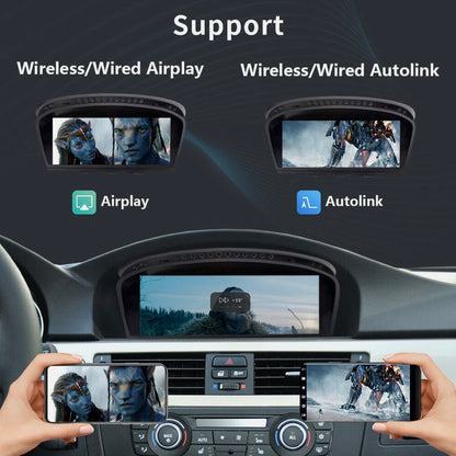 CARPLAY ANDROID SNAPDRAGON TOUCH SCREEN FOR BMW 3 5 SERIES 2003-2013 CIC CCC E90 E91 E92 E93 E60 E61 E63 E64