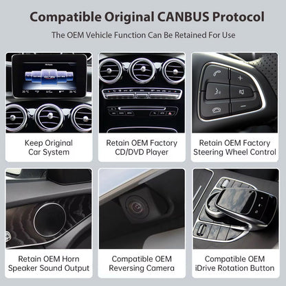 MERCEDES BENZ APPLE CARPLAY ANDROID TOUCH SCREEN